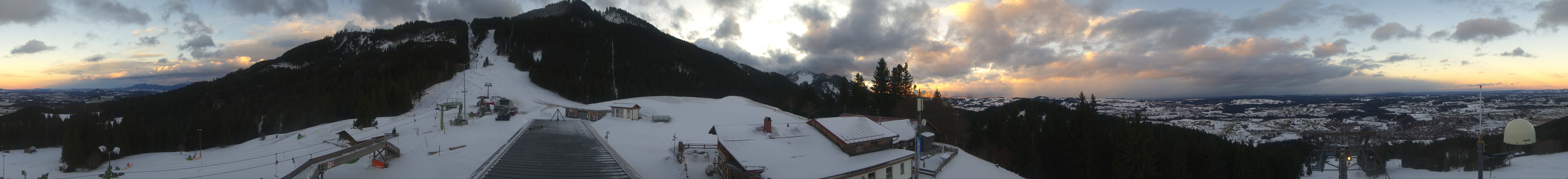 Archiv Foto Webcam Mittelstation Nesselwang