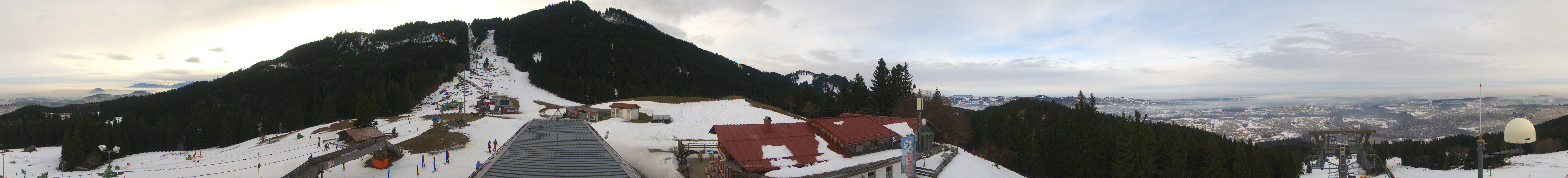 Archiv Foto Webcam Mittelstation Nesselwang