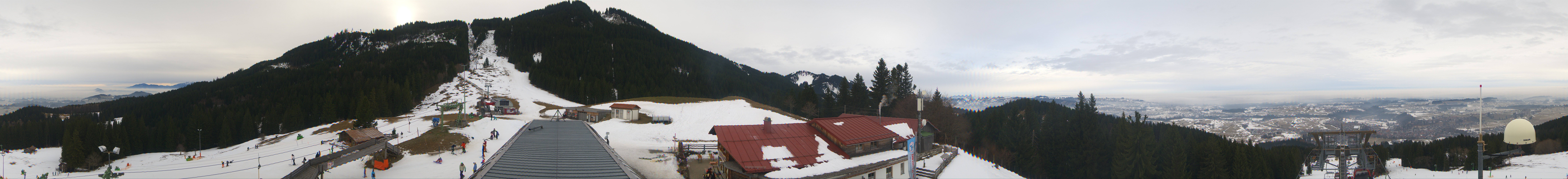 Archiv Foto Webcam Mittelstation Nesselwang