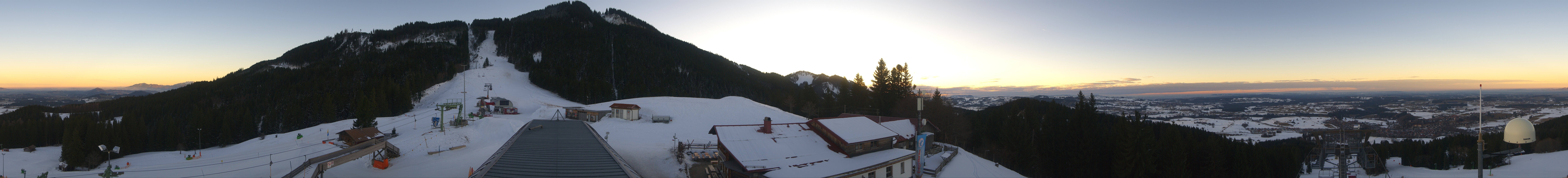 Archiv Foto Webcam Mittelstation Nesselwang