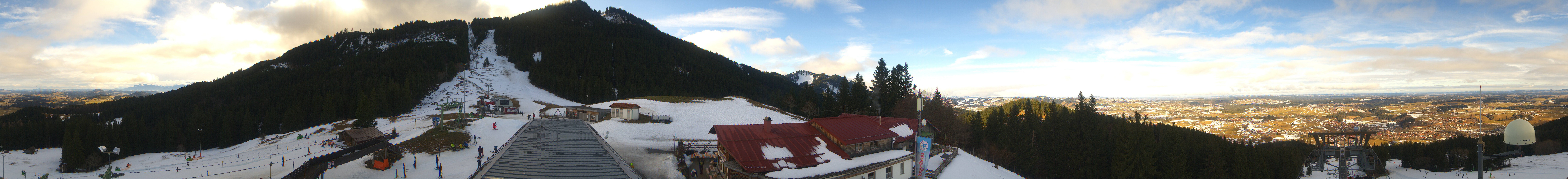 Archiv Foto Webcam Mittelstation Nesselwang