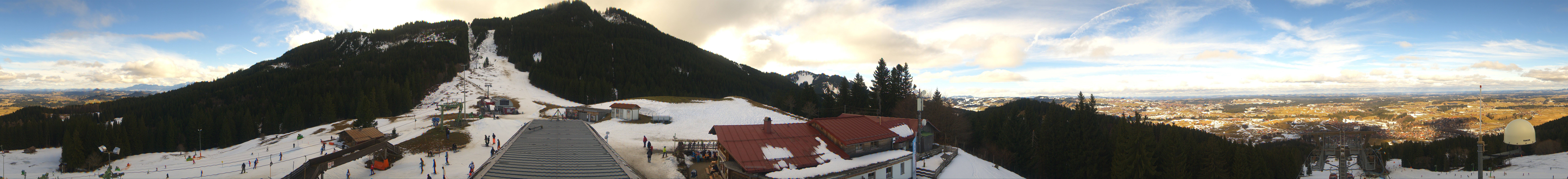 Archiv Foto Webcam Mittelstation Nesselwang