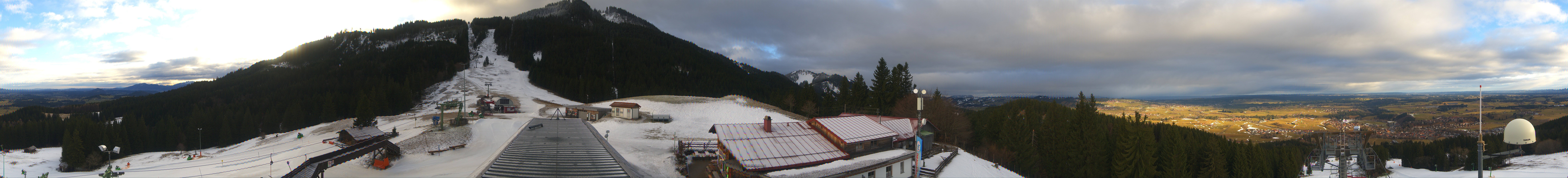 Archiv Foto Webcam Mittelstation Nesselwang