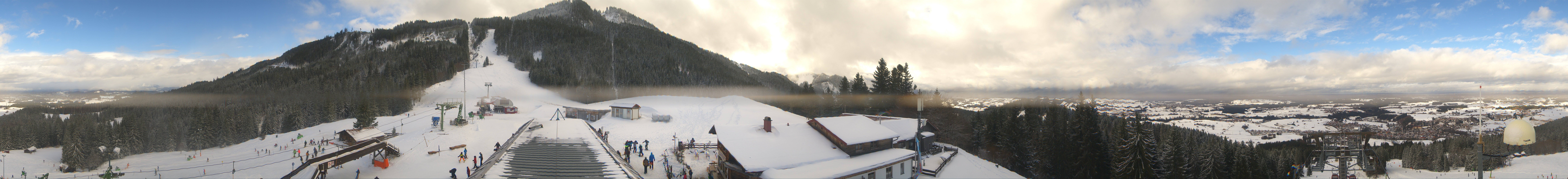 Archiv Foto Webcam Mittelstation Nesselwang