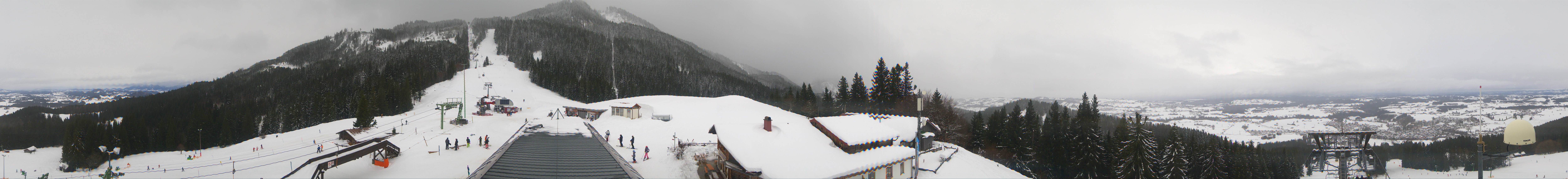 Archiv Foto Webcam Mittelstation Nesselwang