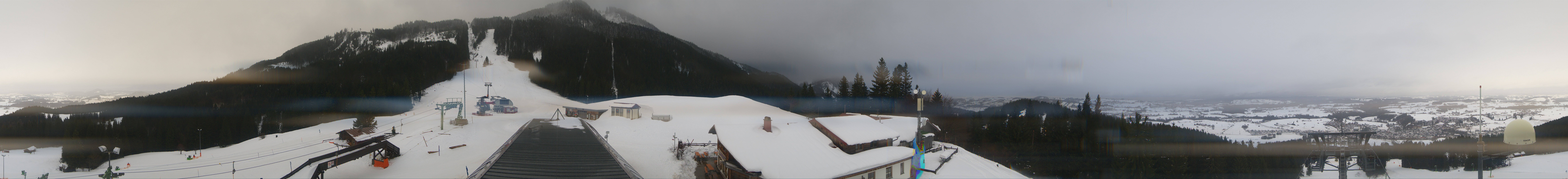 Archiv Foto Webcam Mittelstation Nesselwang