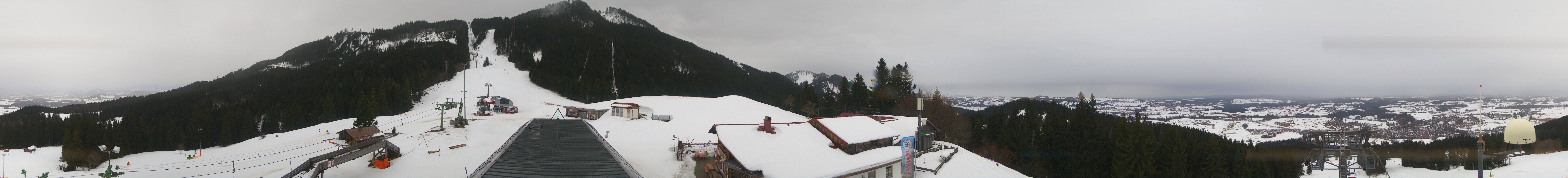 Archiv Foto Webcam Mittelstation Nesselwang