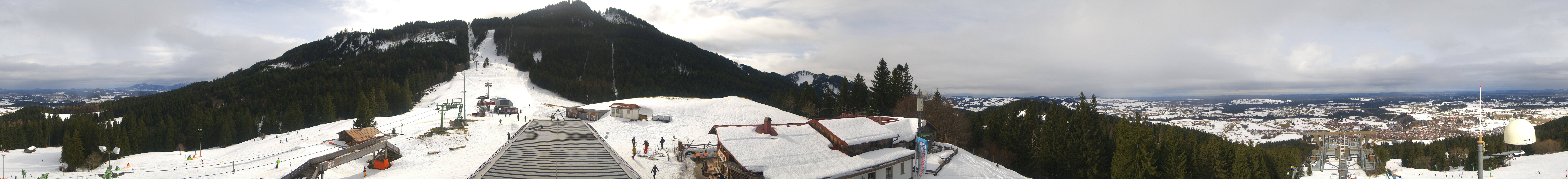 Archiv Foto Webcam Mittelstation Nesselwang