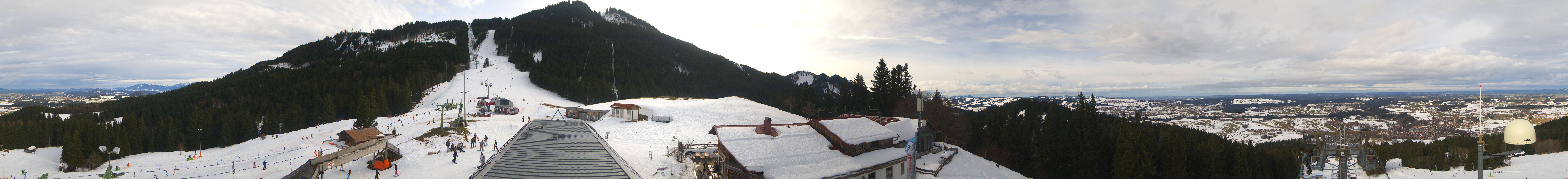 Archiv Foto Webcam Mittelstation Nesselwang