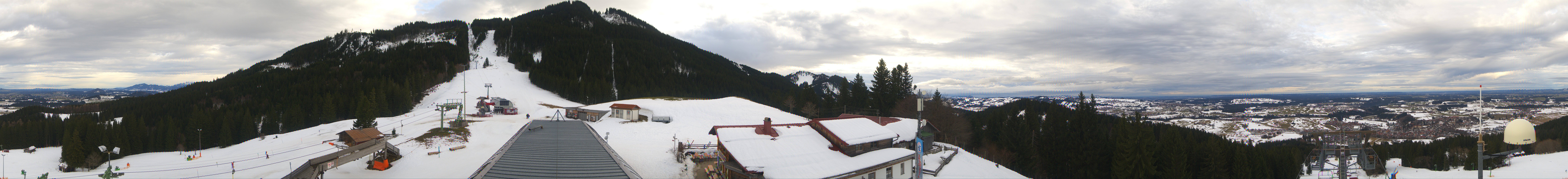 Archiv Foto Webcam Mittelstation Nesselwang