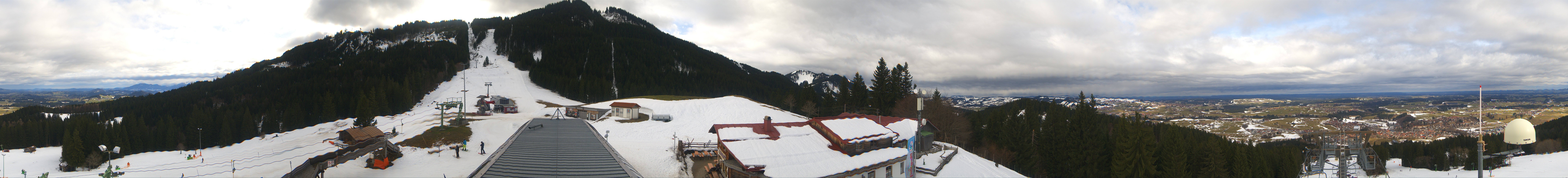 Archiv Foto Webcam Mittelstation Nesselwang