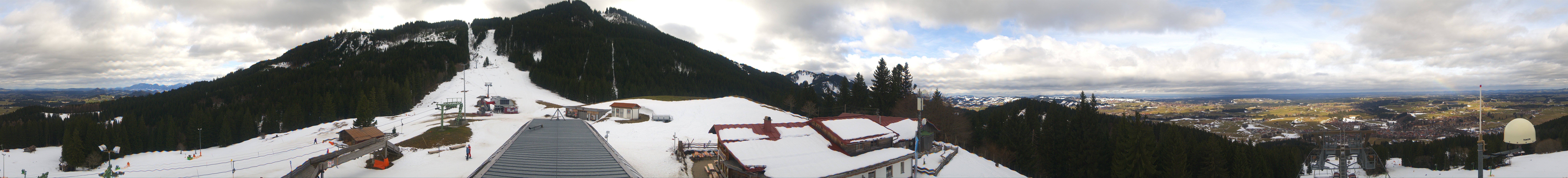 Archiv Foto Webcam Mittelstation Nesselwang