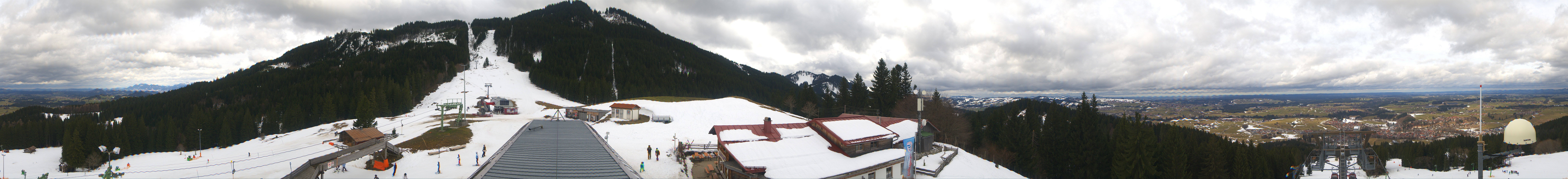 Archiv Foto Webcam Mittelstation Nesselwang