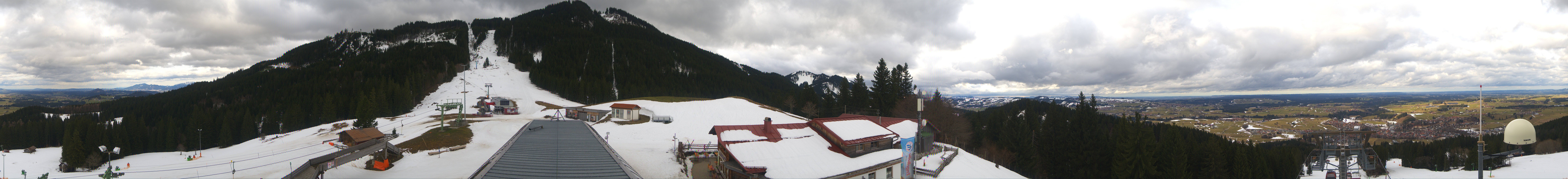 Archiv Foto Webcam Mittelstation Nesselwang