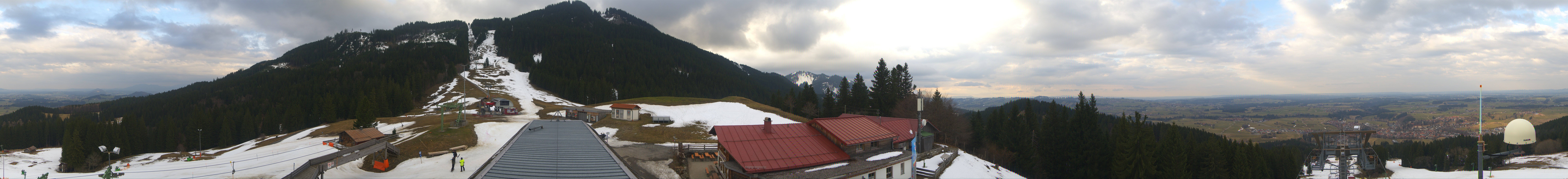 Archived image Webcam Middle station Nesselwang