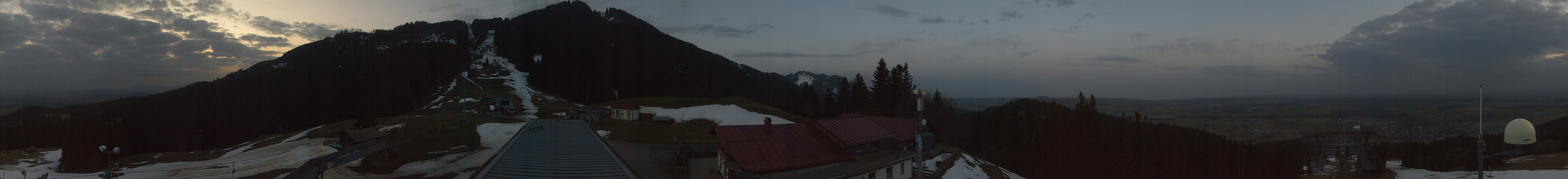 Archived image Webcam Middle station Nesselwang