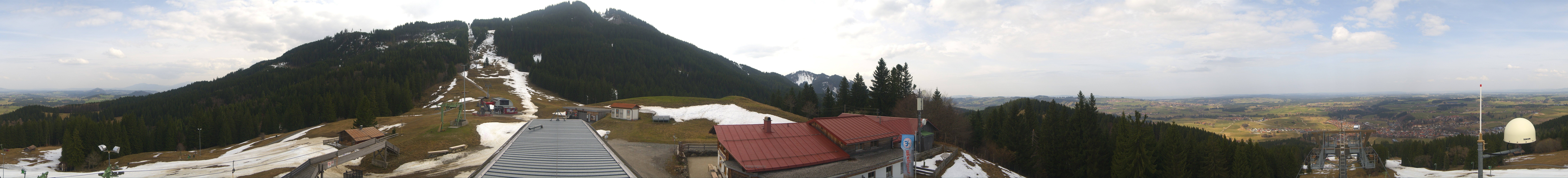 Archived image Webcam Middle station Nesselwang