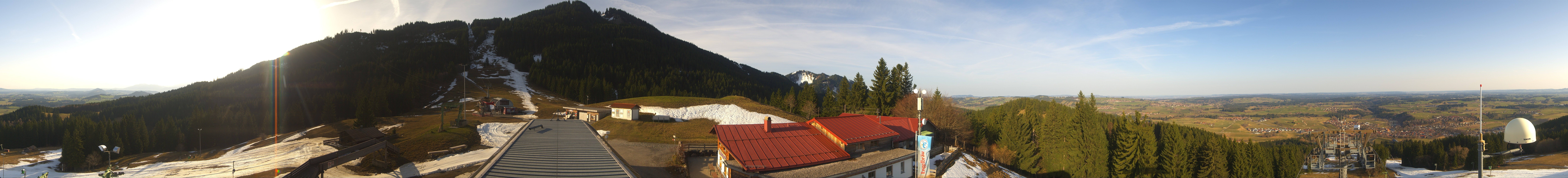 Archiv Foto Webcam Mittelstation Nesselwang