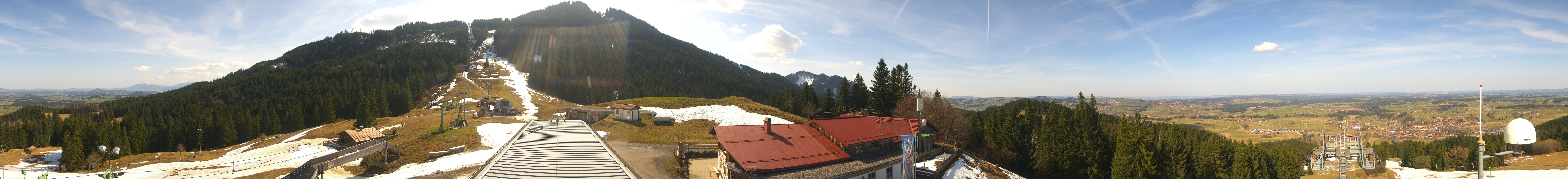 Archiv Foto Webcam Mittelstation Nesselwang