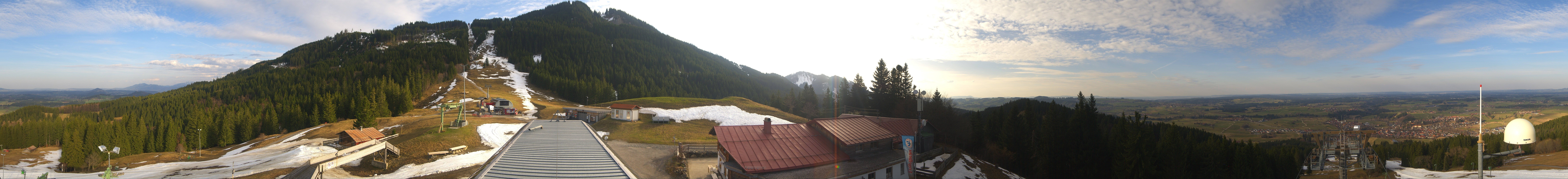 Archiv Foto Webcam Mittelstation Nesselwang