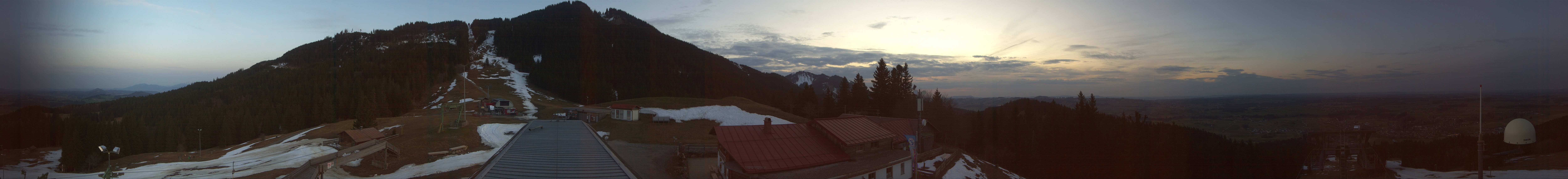 Archiv Foto Webcam Mittelstation Nesselwang