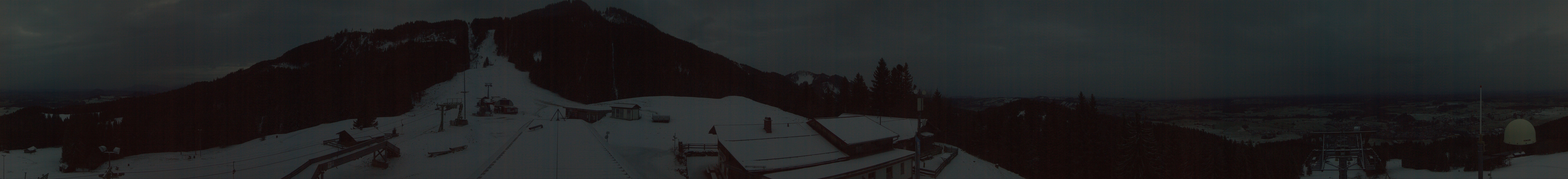 Archived image Webcam Middle station Nesselwang