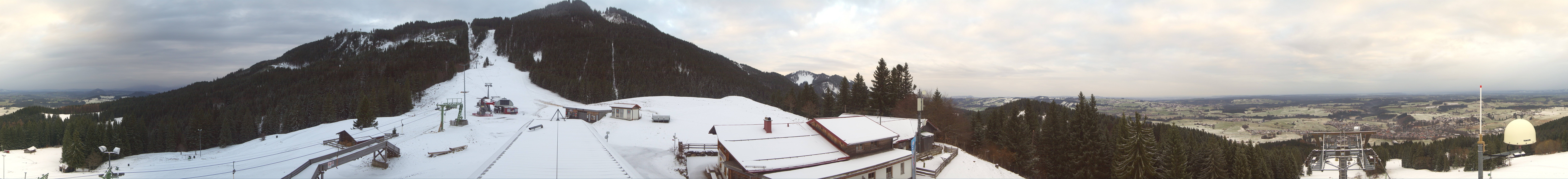 Archived image Webcam Middle station Nesselwang