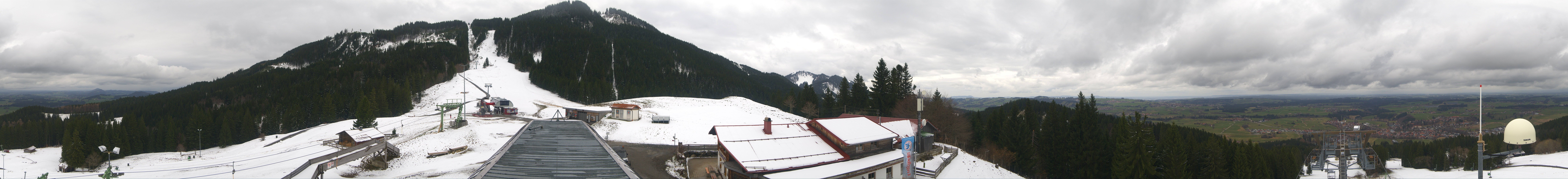 Archived image Webcam Middle station Nesselwang