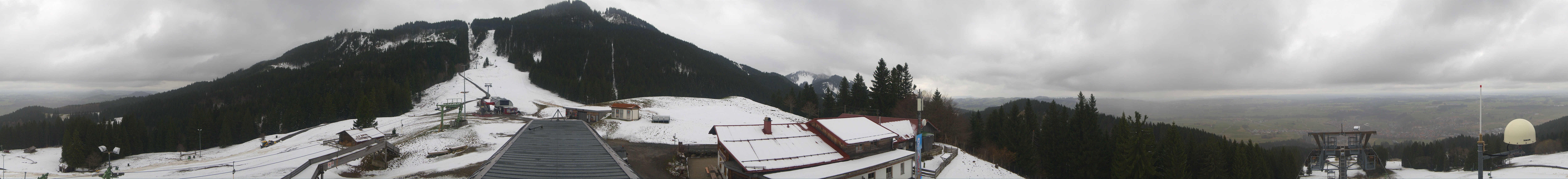 Archiv Foto Webcam Mittelstation Nesselwang