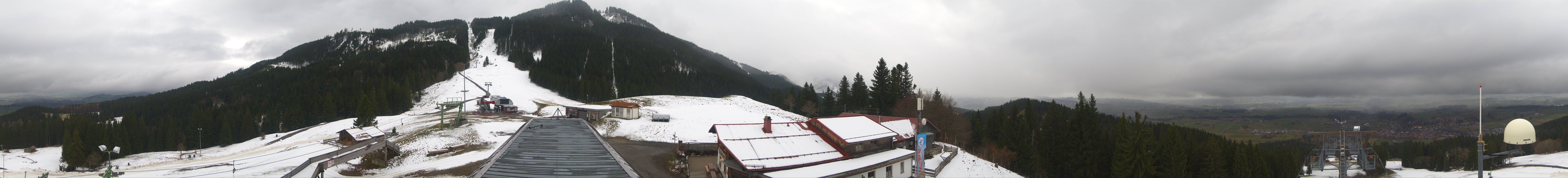 Archiv Foto Webcam Mittelstation Nesselwang