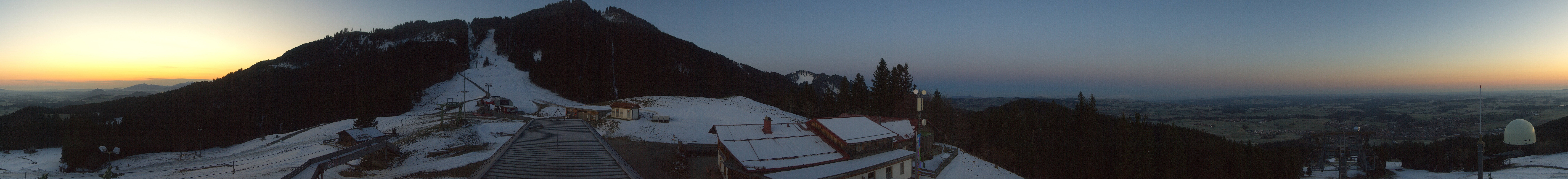 Archiv Foto Webcam Mittelstation Nesselwang