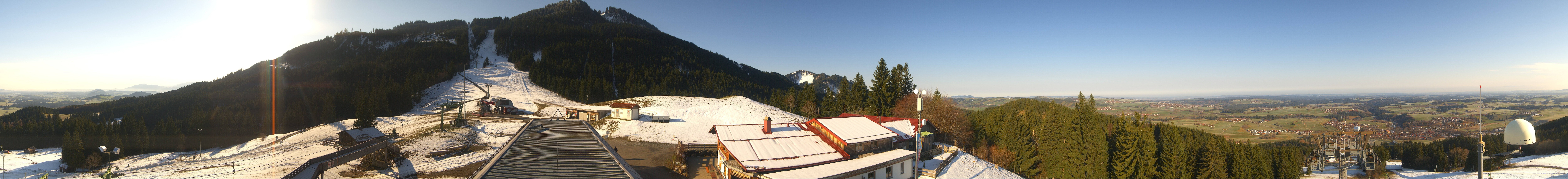 Archiv Foto Webcam Mittelstation Nesselwang