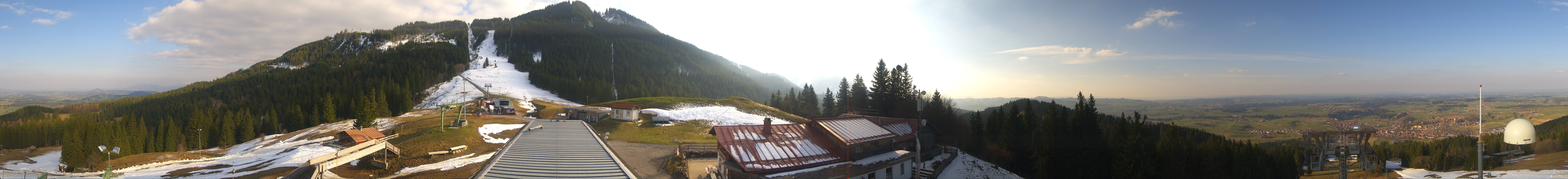 Archiv Foto Webcam Mittelstation Nesselwang