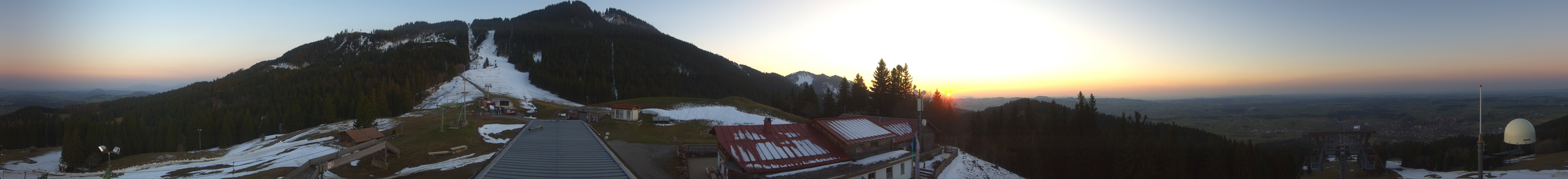 Archiv Foto Webcam Mittelstation Nesselwang