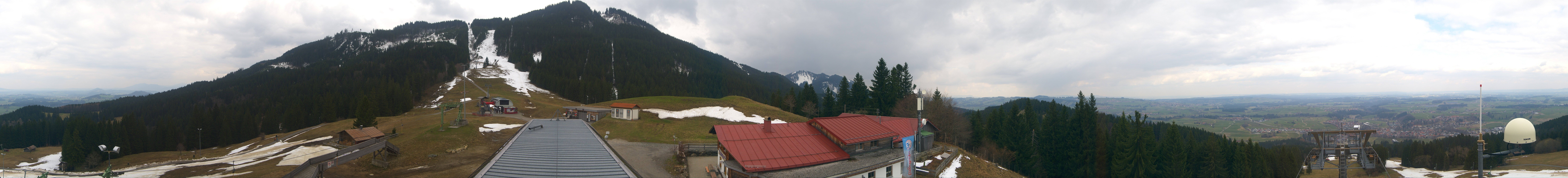 Archived image Webcam Middle station Nesselwang