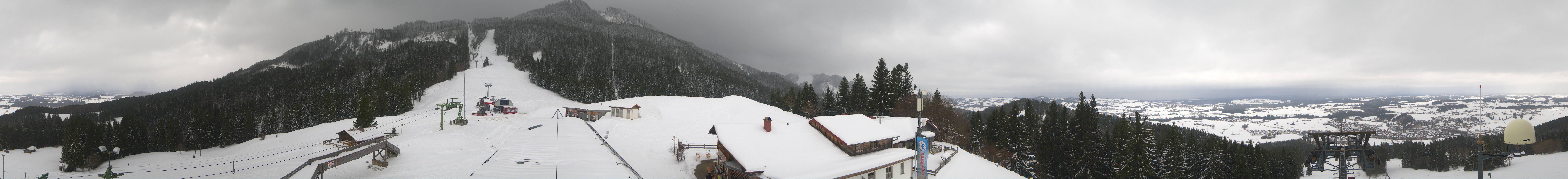 Archiv Foto Webcam Mittelstation Nesselwang