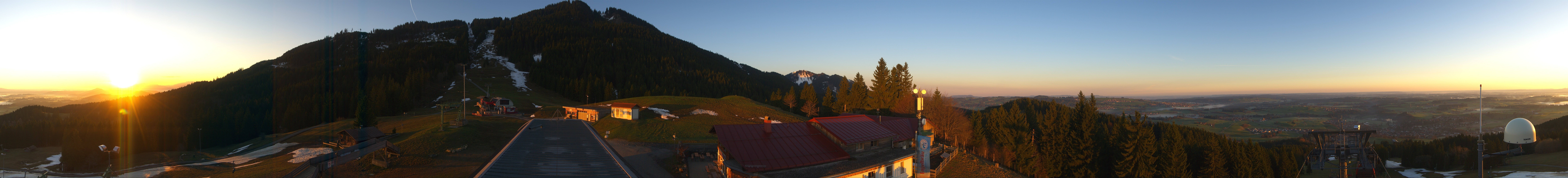 Archiv Foto Webcam Mittelstation Nesselwang