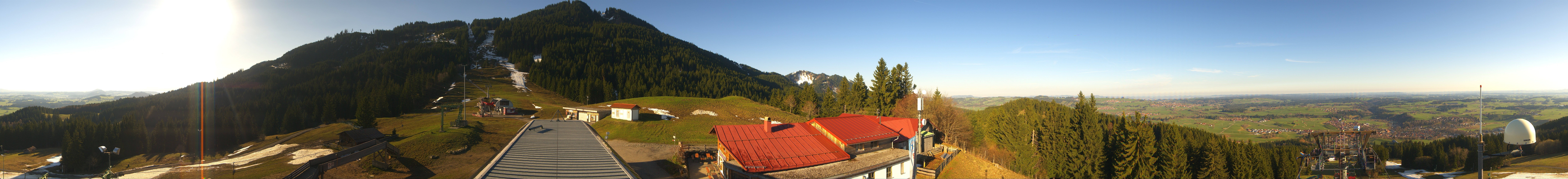 Archiv Foto Webcam Mittelstation Nesselwang