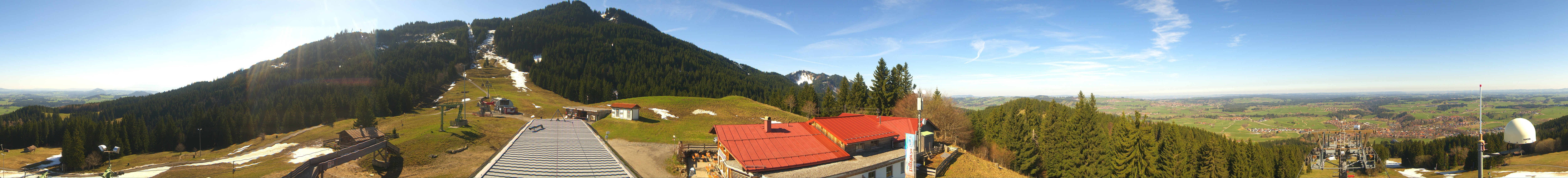 Archiv Foto Webcam Mittelstation Nesselwang