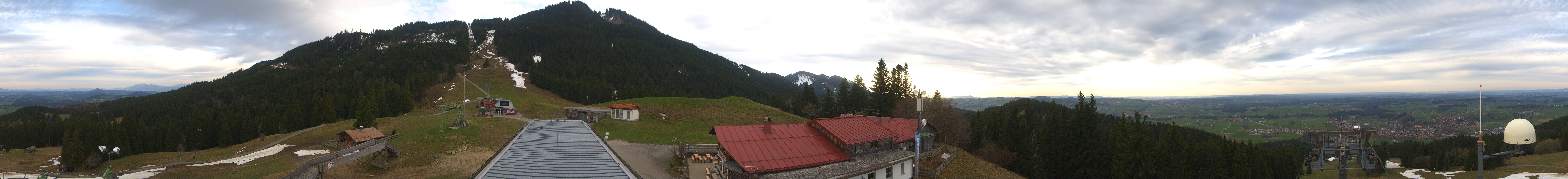 Archiv Foto Webcam Mittelstation Nesselwang