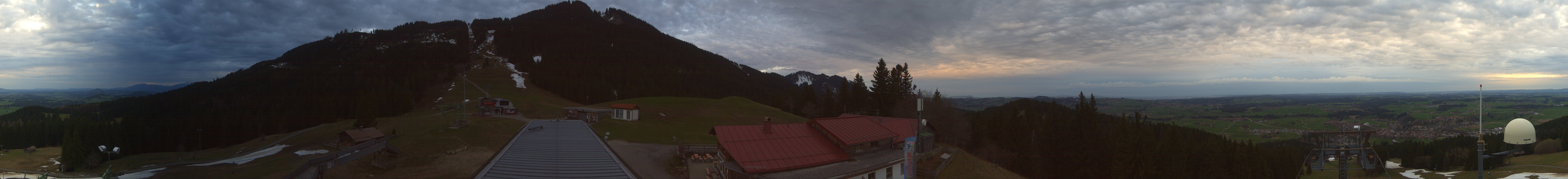 Archiv Foto Webcam Mittelstation Nesselwang