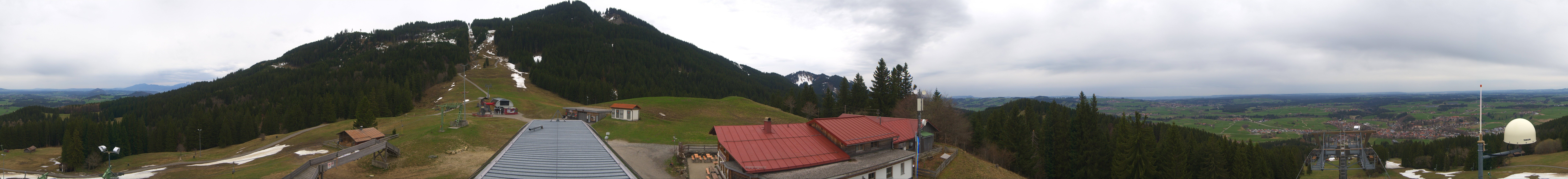 Archiv Foto Webcam Mittelstation Nesselwang