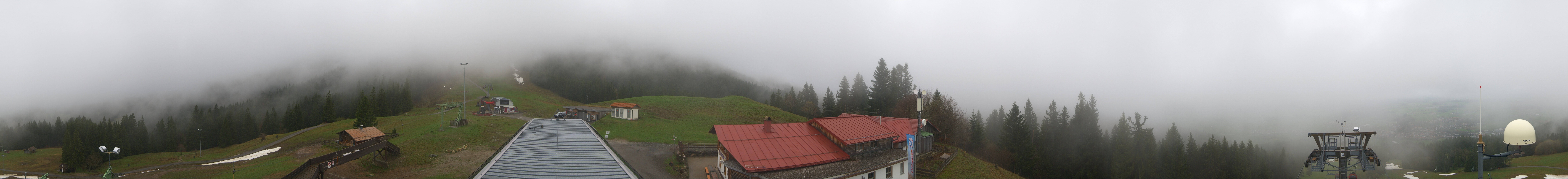 Archived image Webcam Middle station Nesselwang