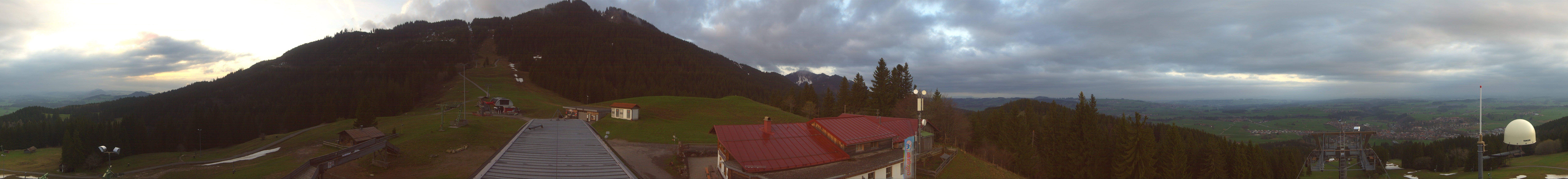 Archiv Foto Webcam Mittelstation Nesselwang