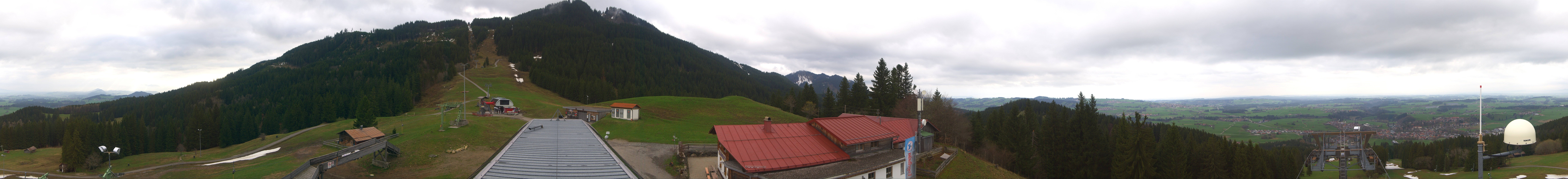 Archiv Foto Webcam Mittelstation Nesselwang