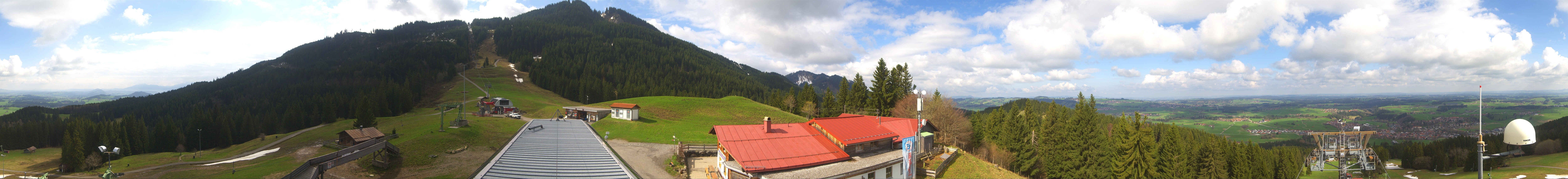 Archiv Foto Webcam Mittelstation Nesselwang