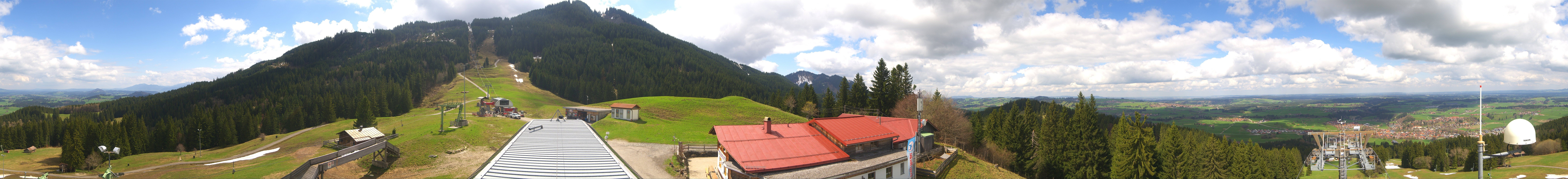 Archiv Foto Webcam Mittelstation Nesselwang