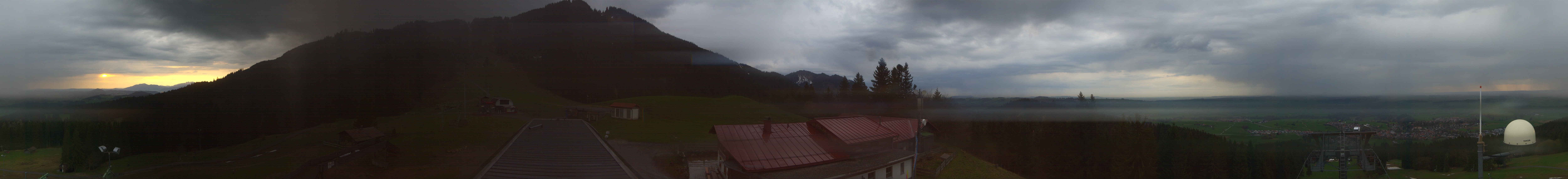Archived image Webcam Middle station Nesselwang