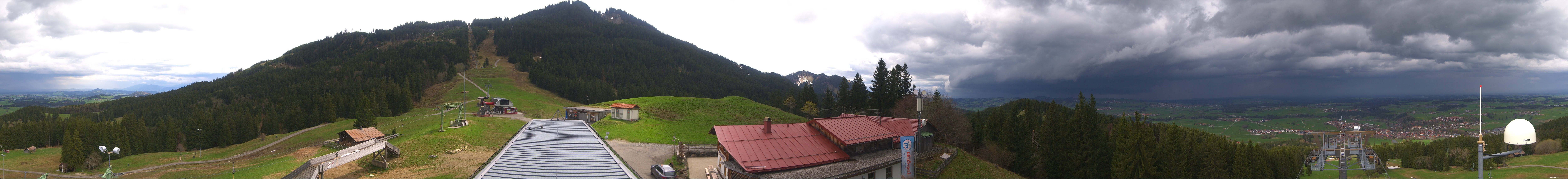 Archived image Webcam Middle station Nesselwang