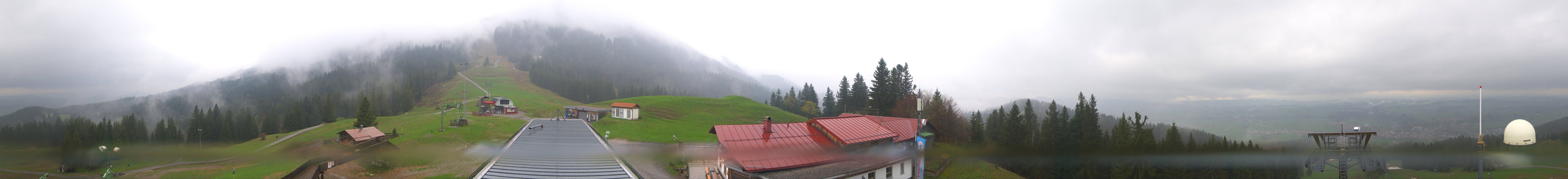 Archived image Webcam Middle station Nesselwang